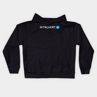 Certified Introvert Kids Hoodie